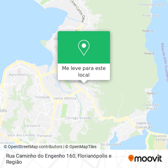 Rua Caminho do Engenho 160 mapa