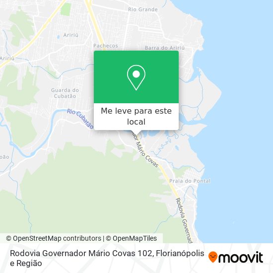 Rodovia Governador Mário Covas 102 mapa