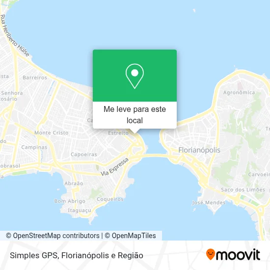 Simples GPS mapa