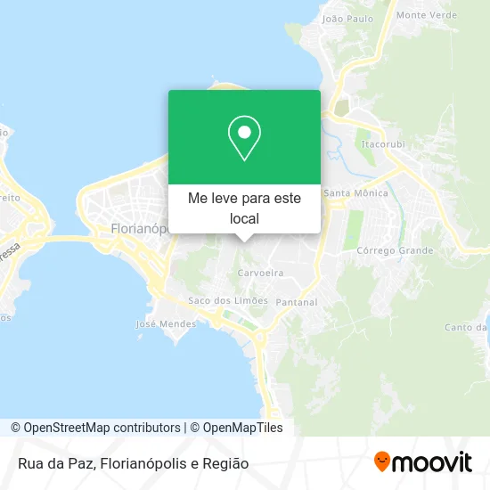 Rua da Paz mapa