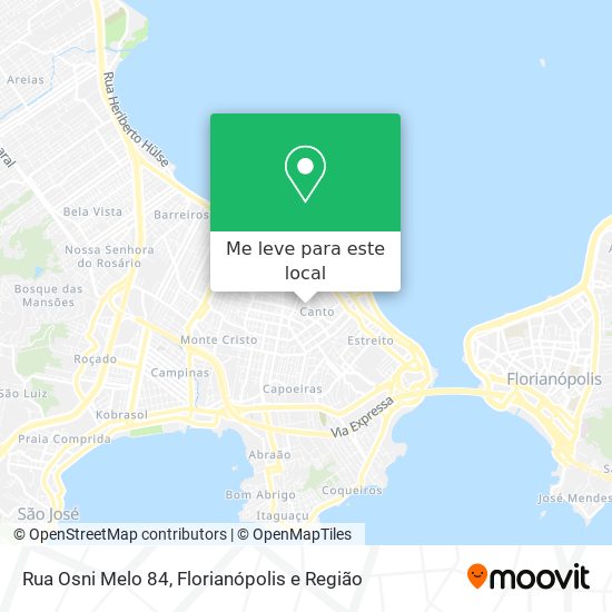 Rua Osni Melo 84 mapa