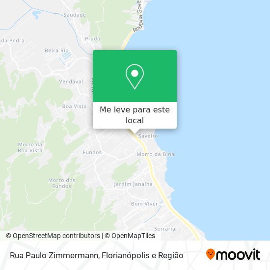Rua Paulo Zimmermann mapa