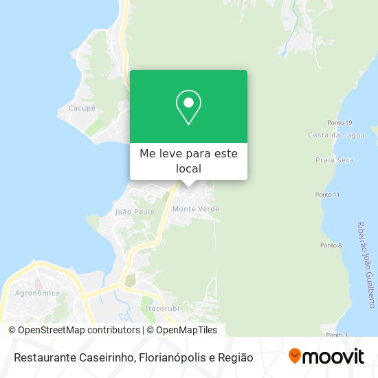Restaurante Caseirinho mapa