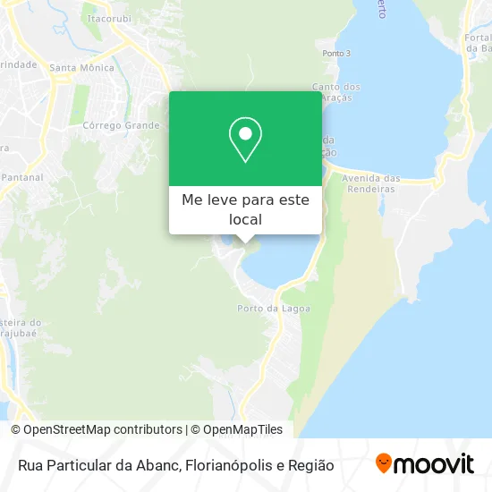 Rua Particular da Abanc mapa