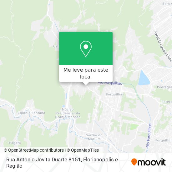 Rua Antônio Jovita Duarte 8151 mapa