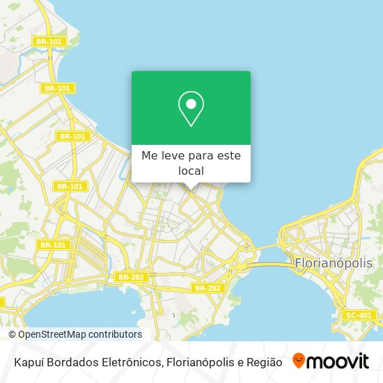 Kapuí Bordados Eletrônicos mapa