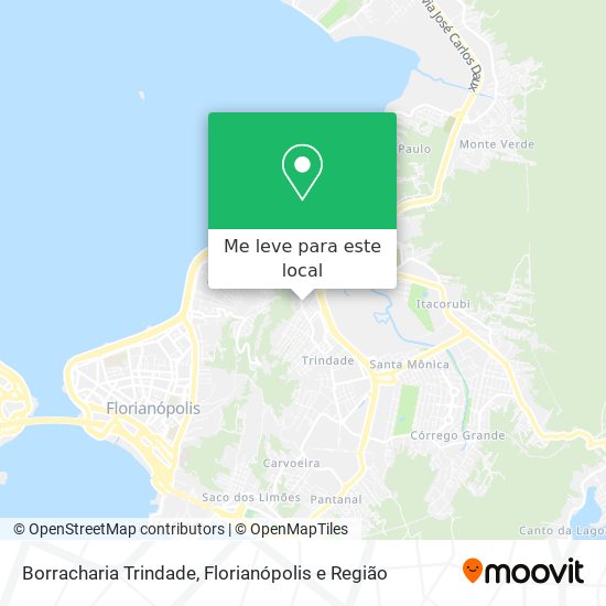 Borracharia Trindade mapa