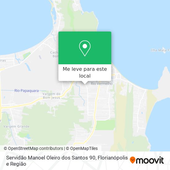 Servidão Manoel Oleiro dos Santos 90 mapa