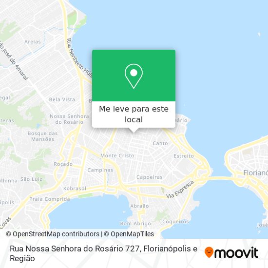 Rua Nossa Senhora do Rosário 727 mapa