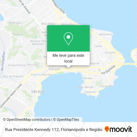 Rua Presidente Kennedy 112 mapa
