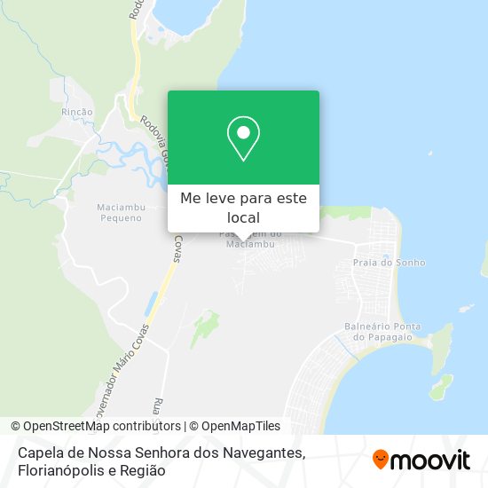 Capela de Nossa Senhora dos Navegantes mapa