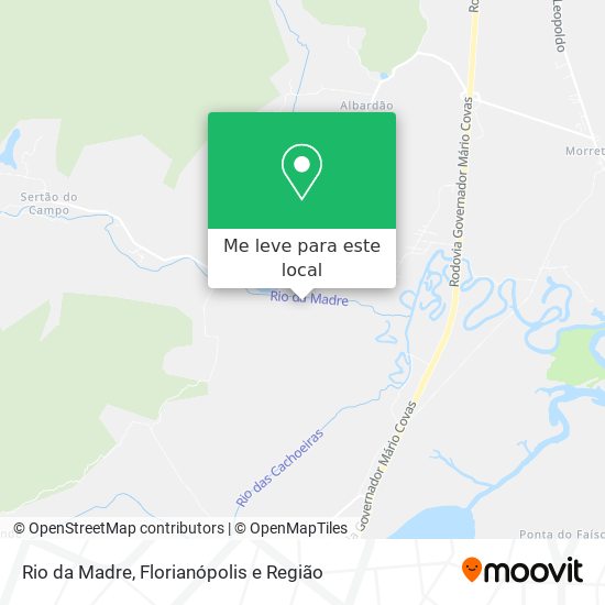 Rio da Madre mapa