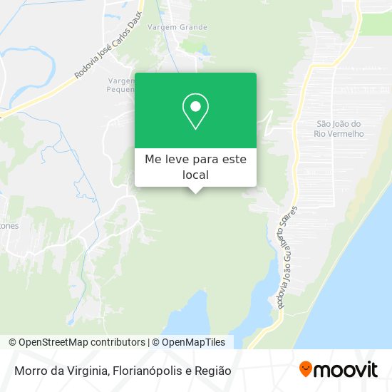 Morro da Virginia mapa