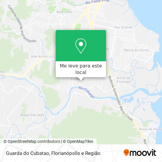 Guarda do Cubatao mapa