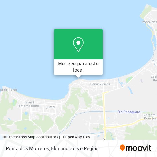 Ponta dos Morretes mapa