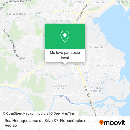 Rua Henrique José da Silva 37 mapa