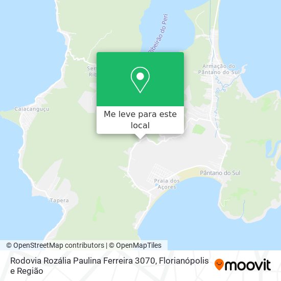 Rodovia Rozália Paulina Ferreira 3070 mapa