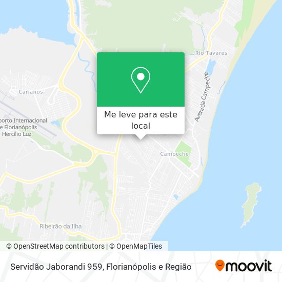 Servidão Jaborandi 959 mapa