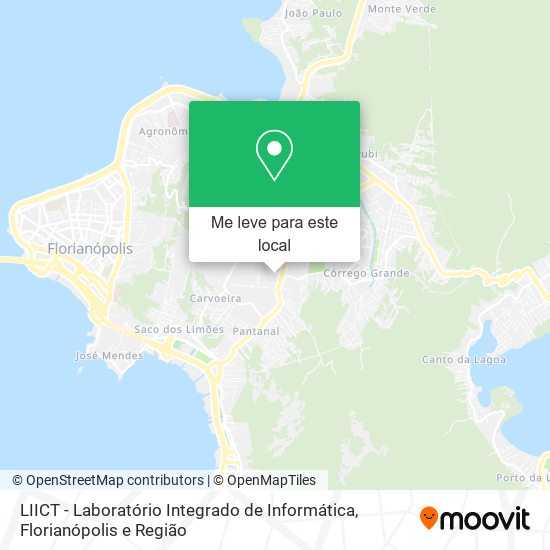 LIICT - Laboratório Integrado de Informática mapa