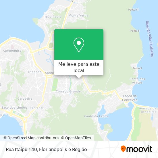 Rua Itaipú 140 mapa