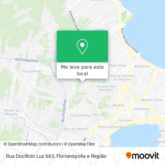 Rua Docilicio Luz 663 mapa
