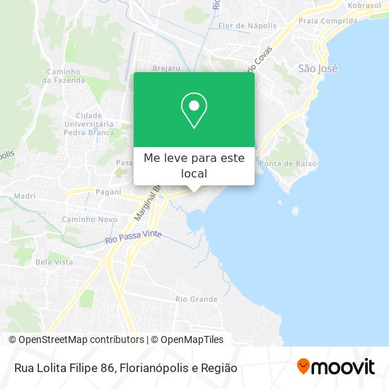 Rua Lolita Filipe 86 mapa
