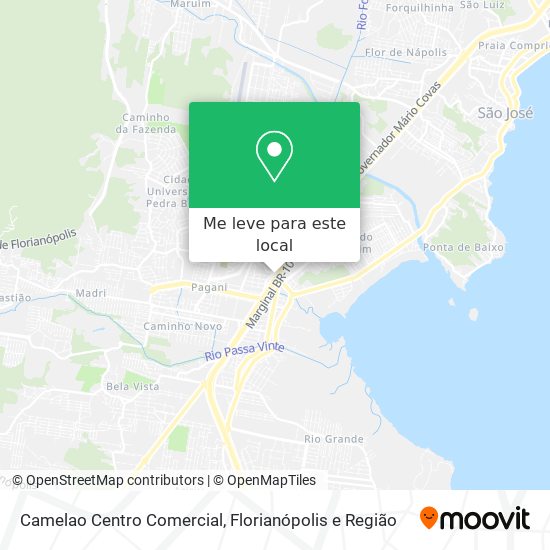 Camelao Centro Comercial mapa