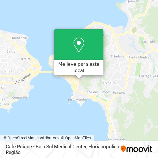 Café Psiquê - Baia Sul Medical Center mapa