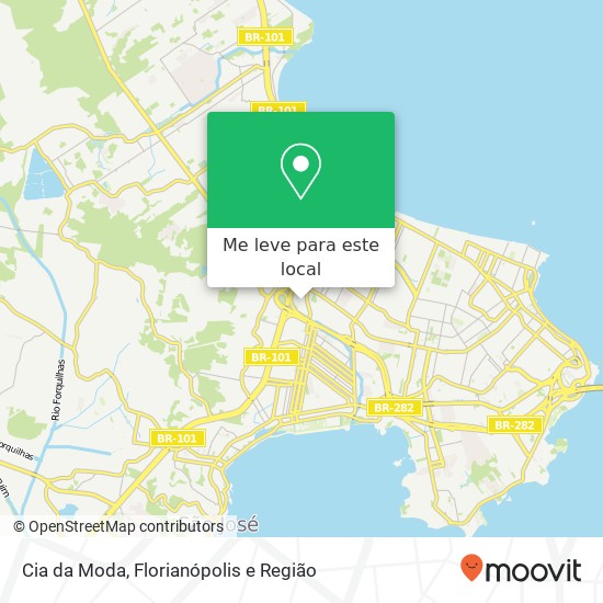 Cia da Moda, Campinas São José-SC 88117-200 mapa