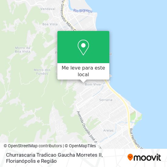 Churrascaria Tradicao Gaucha Morretes II mapa