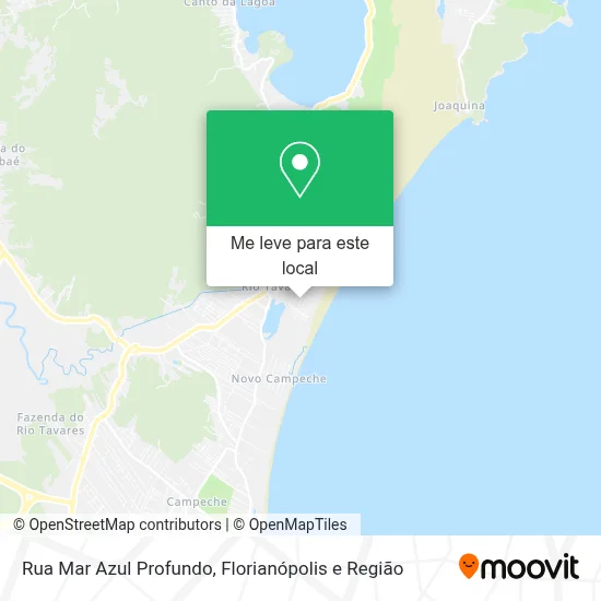 Rua Mar Azul Profundo mapa