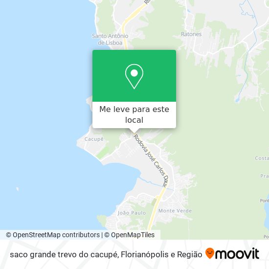 saco grande trevo do cacupé mapa