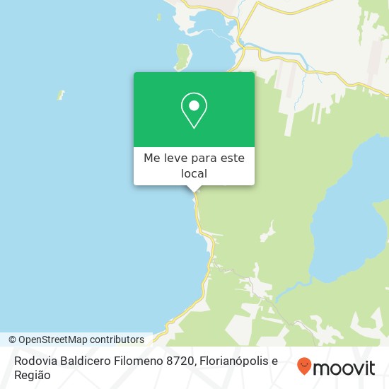 Rodovia Baldicero Filomeno 8720 mapa