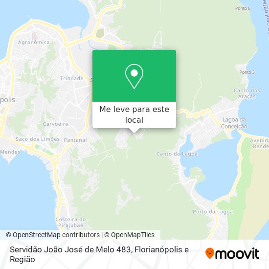 Servidão João José de Melo 483 mapa