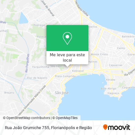 Rua João Grumiche 755 mapa