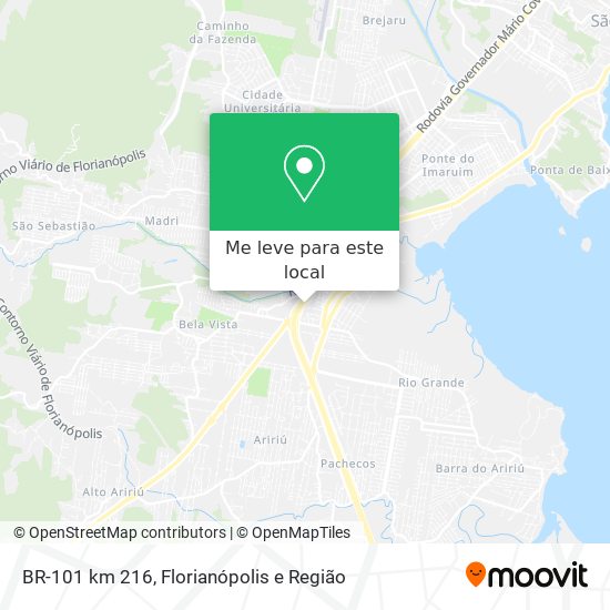 BR-101 km 216 mapa