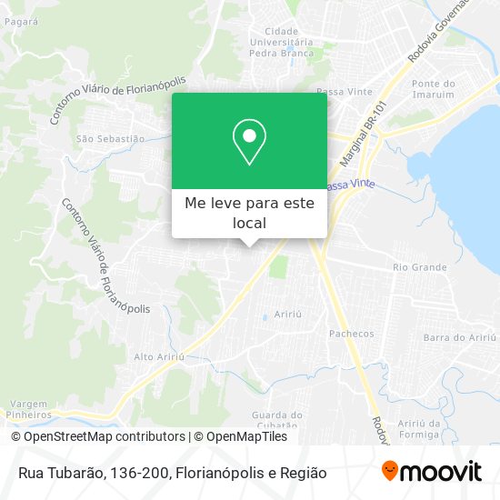 Rua Tubarão, 136-200 mapa