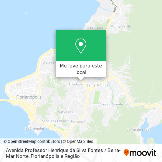 Avenida Professor Henrique da Silva Fontes / Beira-Mar Norte mapa
