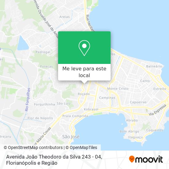 Avenida João Theodoro da Silva 243 - 04 mapa