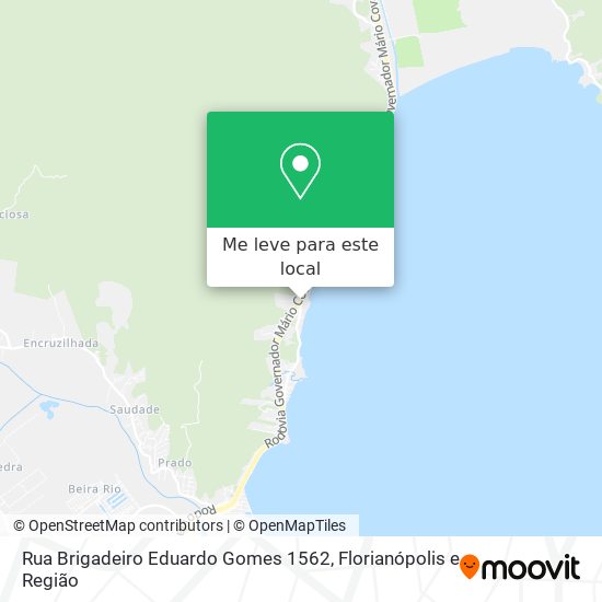 Rua Brigadeiro Eduardo Gomes 1562 mapa