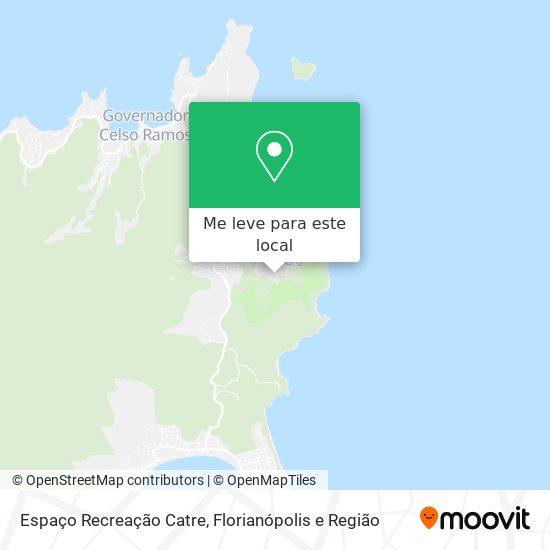 Espaço Recreação Catre mapa