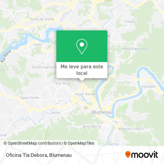 Oficina Tia Debora mapa