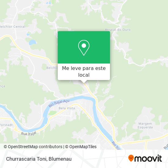 Churrascaria Toni mapa