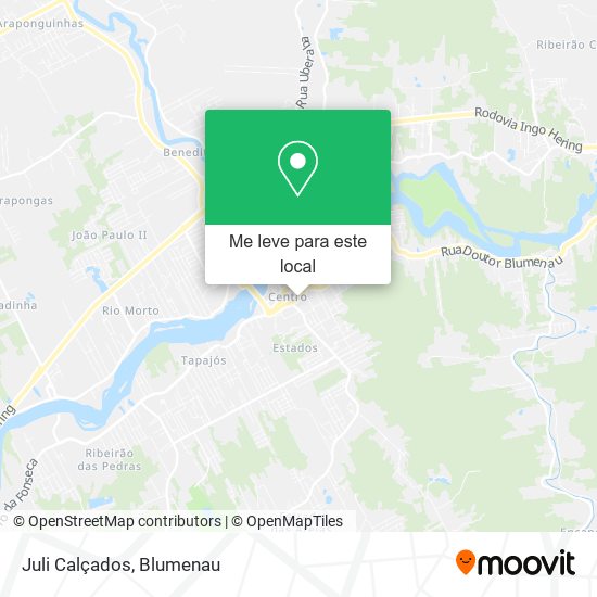 Juli Calçados mapa