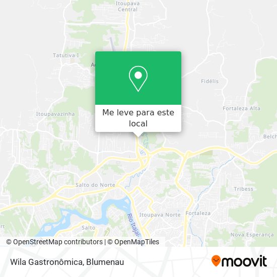 Wila Gastronômica mapa