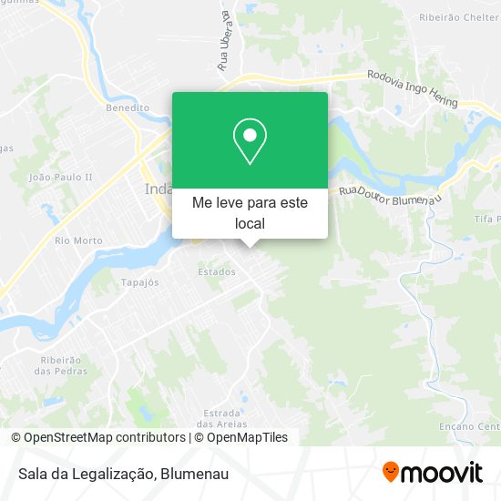 Sala da Legalização mapa