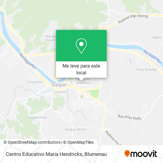 Centro Educativo Maria Hendricks mapa