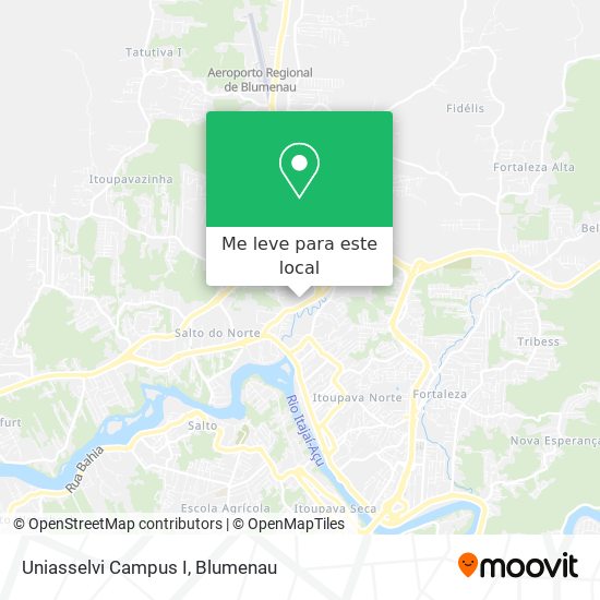 Uniasselvi Campus I mapa