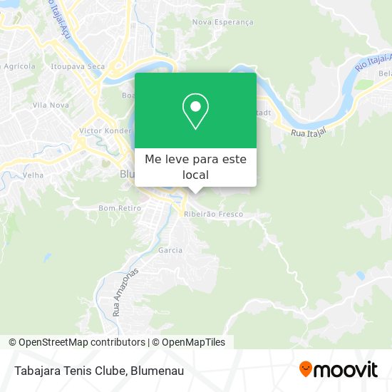 Tabajara Tenis Clube mapa