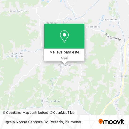 Igreja Nossa Senhora Do Rosário mapa